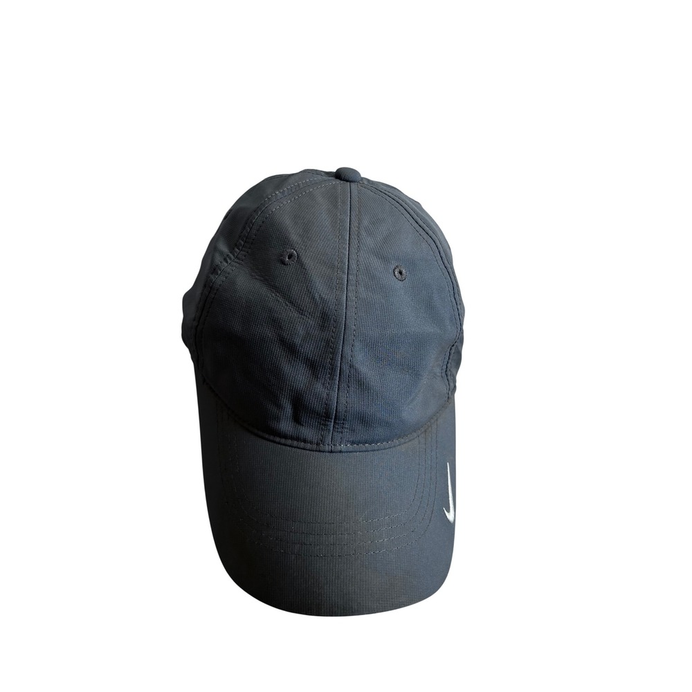 Nike Golf Hat OSFM Gray Swoosh Adjustable Performance Baseball Cap Mens